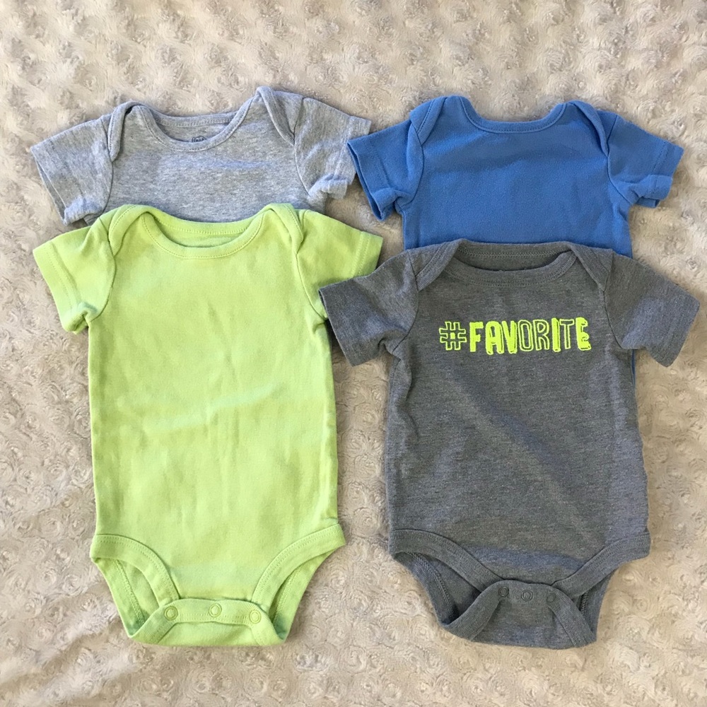 First Moments & Circo Bodysuit Bundle Size Newborn Blue